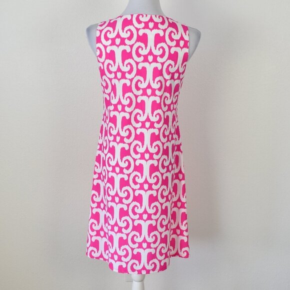 Jude Connally Beth Printed Shift Dress - M - Picture 7 of 8